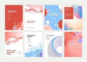 Cover design templates vector