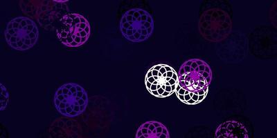 Purple layout with circle shapes. vector