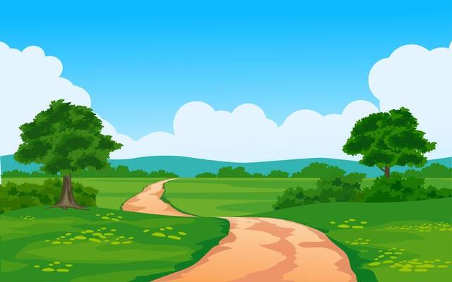 Road in Beautiful Countryside