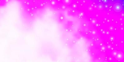 Light Pink pattern with abstract stars. vector