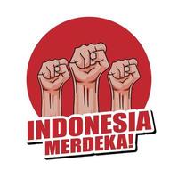 Indonesia Independence day vector