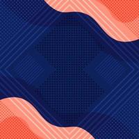 Abstract Flat Geometric and Curve Shapes vector