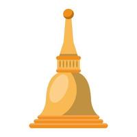 Indian temple dome vector