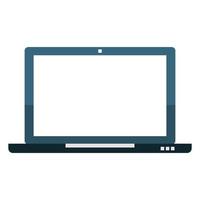 Laptop computer technology isolated symbol vector