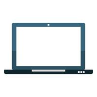 Laptop computer technology isolated symbol vector