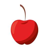 Apple fruit icon vector