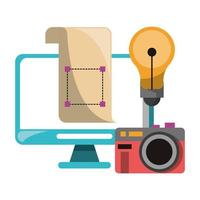 Vectors and graphic design digital tools