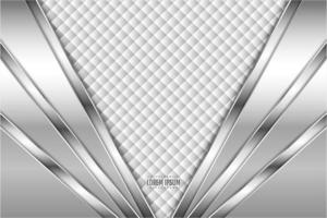 Modern silver metallic background vector