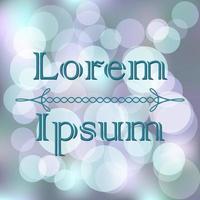 Abstraction background with ornament sample text lorem ipsum vector