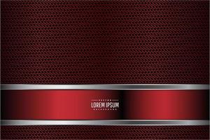 Modern red and silver metallic background