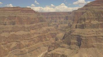 Aerial Shot of the Massive Walls of the Grand Canyon 4K video