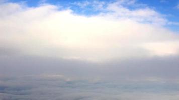 vue aérienne de nuages 4k video