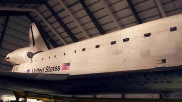 de spaceshuttle streeft naar close-up 4k video