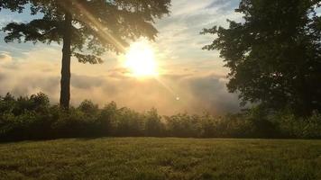 lasso di tempo di una splendida alba video