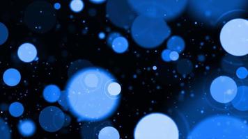 fundo de movimento 4k com bolhas azuis ascendentes video