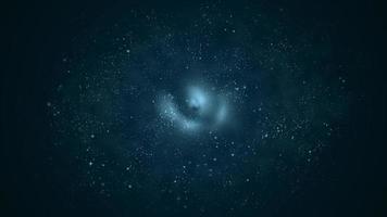 Vídeo 4k com galáxia no espaço video