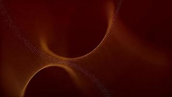 Abstract Curved Dotted Golden Moving Background video