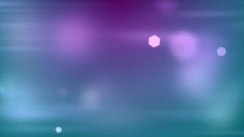 Clear bokeh lights fading and floating on blue and purple background video