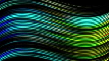 motif de lignes multicolores 4k changeant de forme et de couleurs comme un écran numérique video