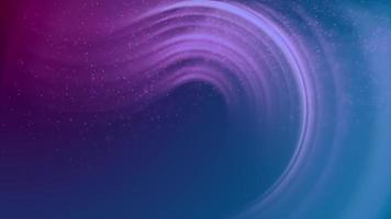 Loop of semicircular waves undulating on 4K  blue and purple liquid surface video