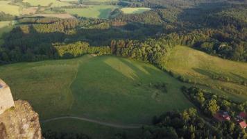 Drohnenburg enthüllt Schuss 4k video