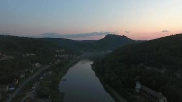 Point de repère de la forteresse de Koenigstein, Saxe video