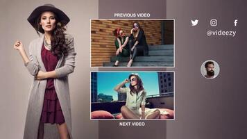 Youtube Channel End Screen AE Template 11 motion_graphic