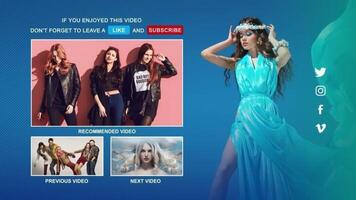 Youtube Channel End Screen AE Template 19 motion_graphic