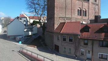 rote spitzen altenburg cidade medieval com torres vermelhas antigas video