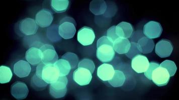 Emerald Bokeh Lights video