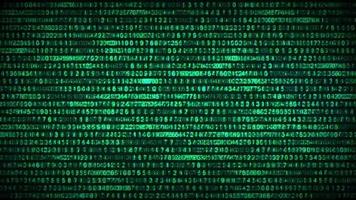 Binary Code Data Security Distort Background video