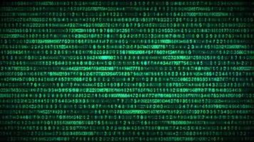 Binary Code Data Security Distort Background video