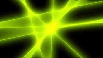 Abstract Green Light Rays Background video