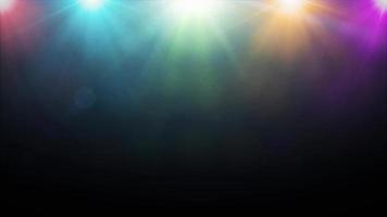 blixt flerfärgad spotlight bakgrund 4k
