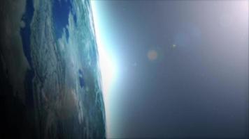 superfície do planeta terrestre hd de satélite video