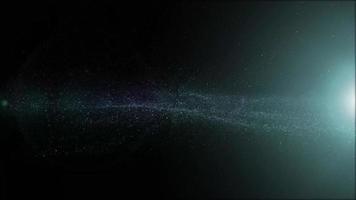 sfondo nebulosa spaziale con star light fx video