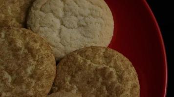 Cinematic, Rotating Shot of Cookies on a Plate - COOKIES 150 video