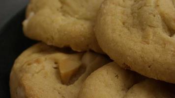 Cinematic, Rotating Shot of Cookies on a Plate - COOKIES 253 video