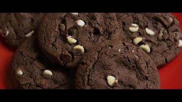 Cinematic, Rotating Shot of Cookies on a Plate - COOKIES 036 video