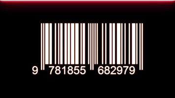 Barcode With Laser Ray Passing Over
