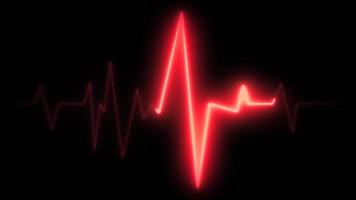 Medical Heart Pulsation Wave Signal video