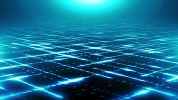 linee di particelle tecnologiche astratte sfondo loop video