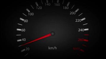 Car Speedometer Pointer High Speed Loop video