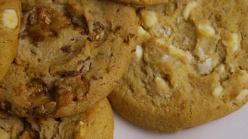 Cinematic, Rotating Shot of Cookies on a Plate - COOKIES 380 video