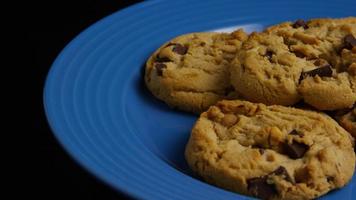 Cinematic, Rotating Shot of Cookies on a Plate - COOKIES 369 video