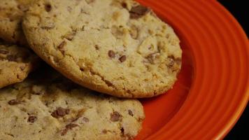 Cinematic, Rotating Shot of Cookies on a Plate - COOKIES 341 video