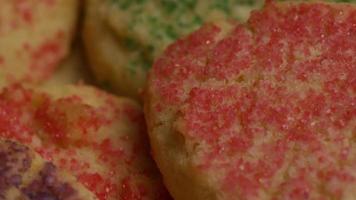 Cinematic, Rotating Shot of Cookies on a Plate - COOKIES 297 video