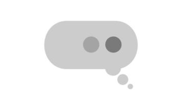 Social Network Speech Bubble icons With Dots video