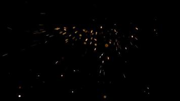 vonken in ultra slow motion (1500 fps) op een reflecterend oppervlak - sparks phantom 009 video