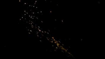 Sparks in ultra slow motion (1,500 fps) on a reflective surface - SPARKS PHANTOM 001 video
